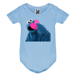 Цветно бебешко боди- Улица Сезам