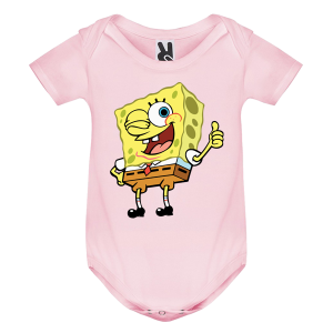 Цветно бебешко боди- Спондж Боб