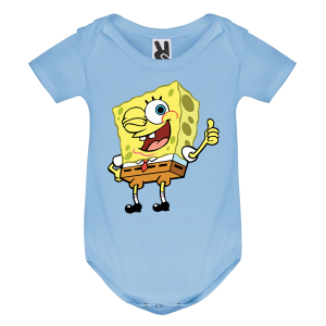 Цветно бебешко боди- Спондж Боб