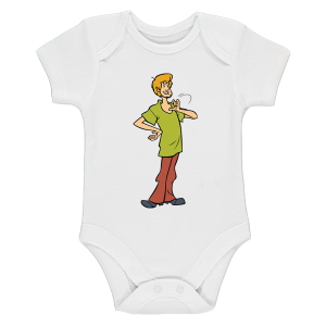 Бяло бебешко боди- Шаги