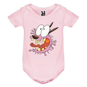 Цветно бебешко боди- Кураж, страхливото куче