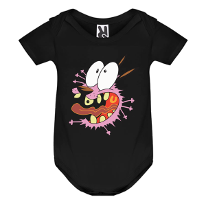 Цветно бебешко боди- Кураж, страхливото куче