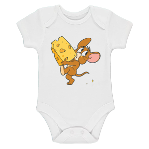 Бяло бебешко боди- Джери