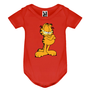Цветно бебешко боди- Гарфилд