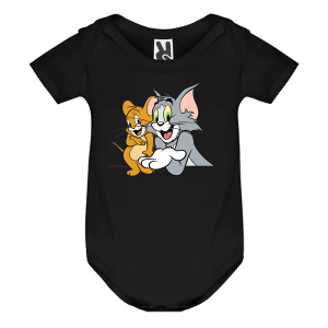 Цветно бебешко боди- Том и Джери