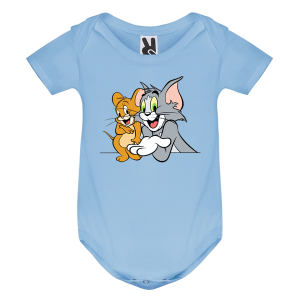 Цветно бебешко боди- Том и Джери