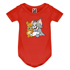 Цветно бебешко боди- Том и Джери