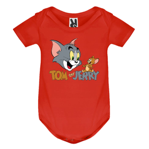 Цветно бебешко боди- Том и Джери