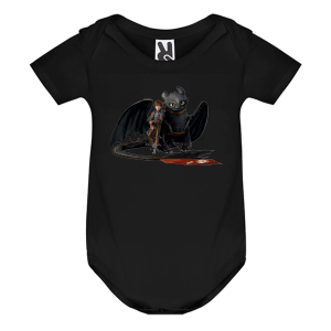 Цветно бебешко боди- Как да дресираш дракон