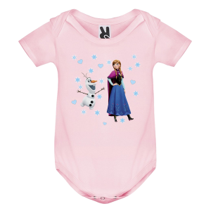 Цветно бебешко боди- Замръзналото кралство Анна