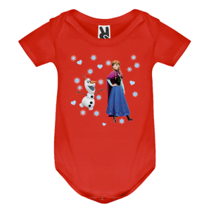 Цветно бебешко боди- Замръзналото кралство Анна