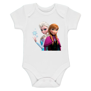 Бяло бебешко боди- Замръзналото кралство