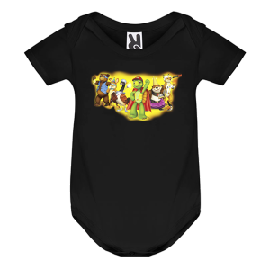 Цветно бебешко боди- Костенурката Франклин