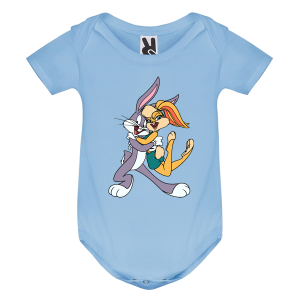 Цветно бебешко боди- Бъгс Бъни и Лола