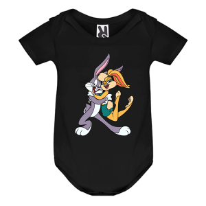 Цветно бебешко боди- Бъгс Бъни и Лола