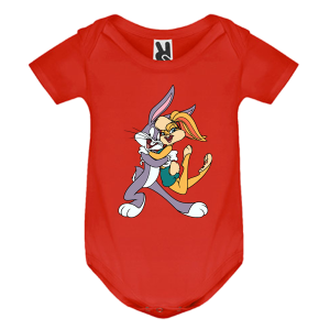 Цветно бебешко боди- Бъгс Бъни и Лола