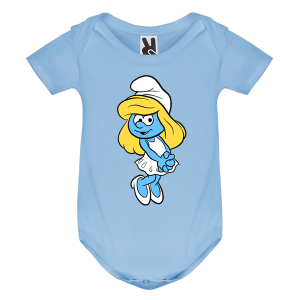 Цветно бебешко боди- Смърфиета