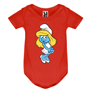 Цветно бебешко боди- Смърфиета