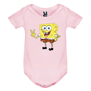 Цветно бебешко боди- Спондж Боб