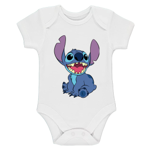 Бяло бебешко боди- Стич