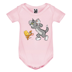 Цветно бебешко боди- Том и Джери