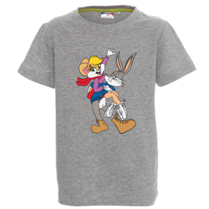 Цветна детска тениска- Лола и Бъгс Бъни