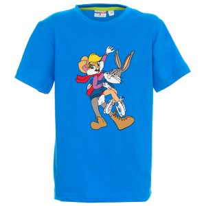 Цветна детска тениска- Лола и Бъгс Бъни