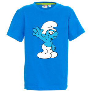 Цветна детска тениска- Смърф