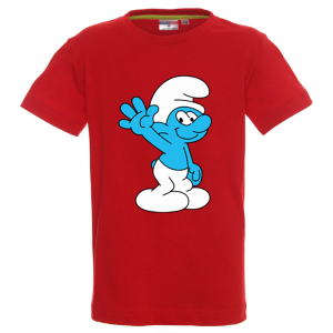 Цветна детска тениска- Смърф