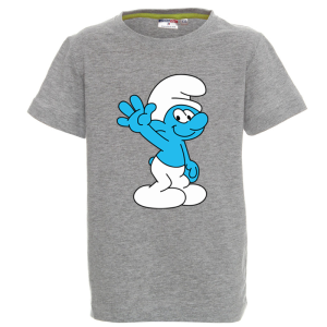 Цветна детска тениска- Смърф