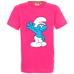 Цветна детска тениска- Смърф