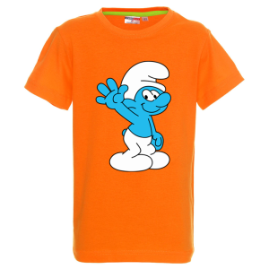 Цветна детска тениска- Смърф