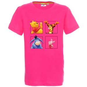 Цветна детска тениска- Мечо Пух