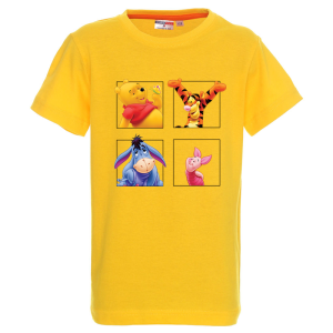 Цветна детска тениска- Мечо Пух