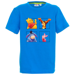 Цветна детска тениска- Мечо Пух