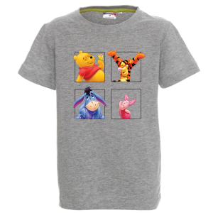 Цветна детска тениска- Мечо Пух