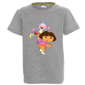 Цветна детска тениска- Дора и Ботичко