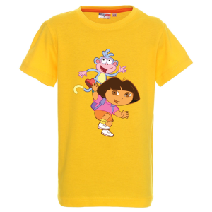 Цветна детска тениска- Дора и Ботичко