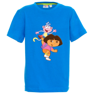 Цветна детска тениска- Дора и Ботичко