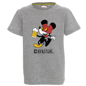 Цветна детска тениска- Drunk