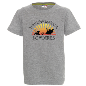 Цветна детска тениска- Хакуна Матата