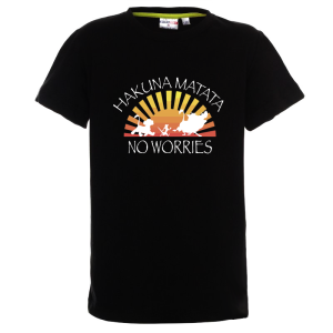 Цветна детска тениска- Хакуна Матата