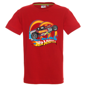 Цветна детска тениска- Hot Wheels