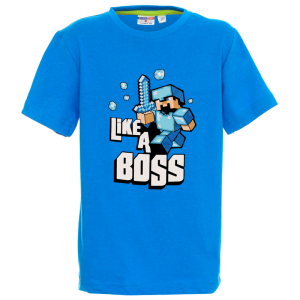 Цветна детска тениска- Like a boss 