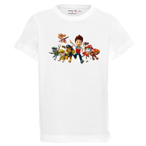 Бяла детска тениска- Пес Патрул