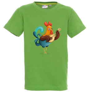 Цветна детска тениска- Петле