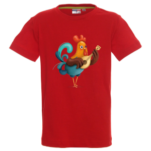 Цветна детска тениска- Петле