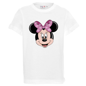 Бяла детска тениска- Мини Маус