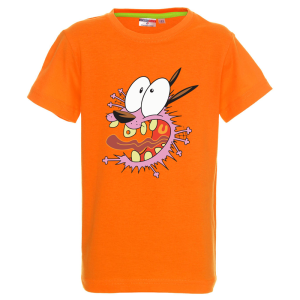 Цветна детска тениска- Кучето Кураж