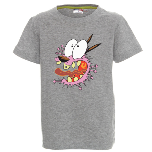 Цветна детска тениска- Кучето Кураж